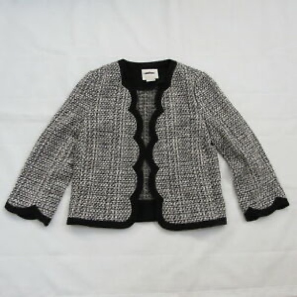Kate Spade Tweed Scallop Jacket
